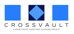 Logo for Crossvault, a Prime Capital Investment Advisors Company